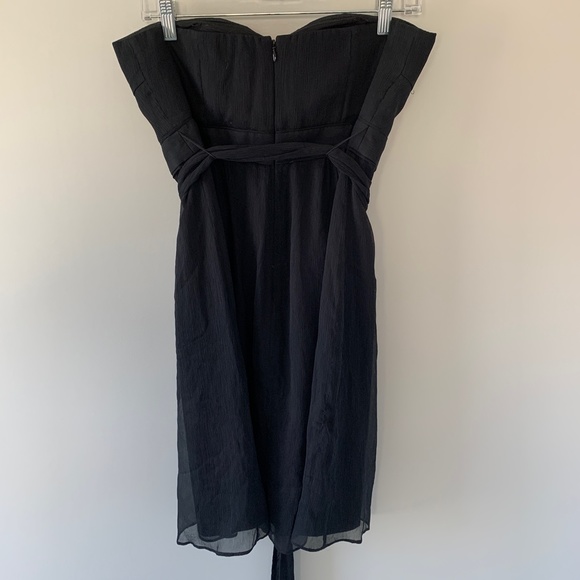 J. CREW Cyndee Silk Navy Strapless Dress - Picture 5 of 7